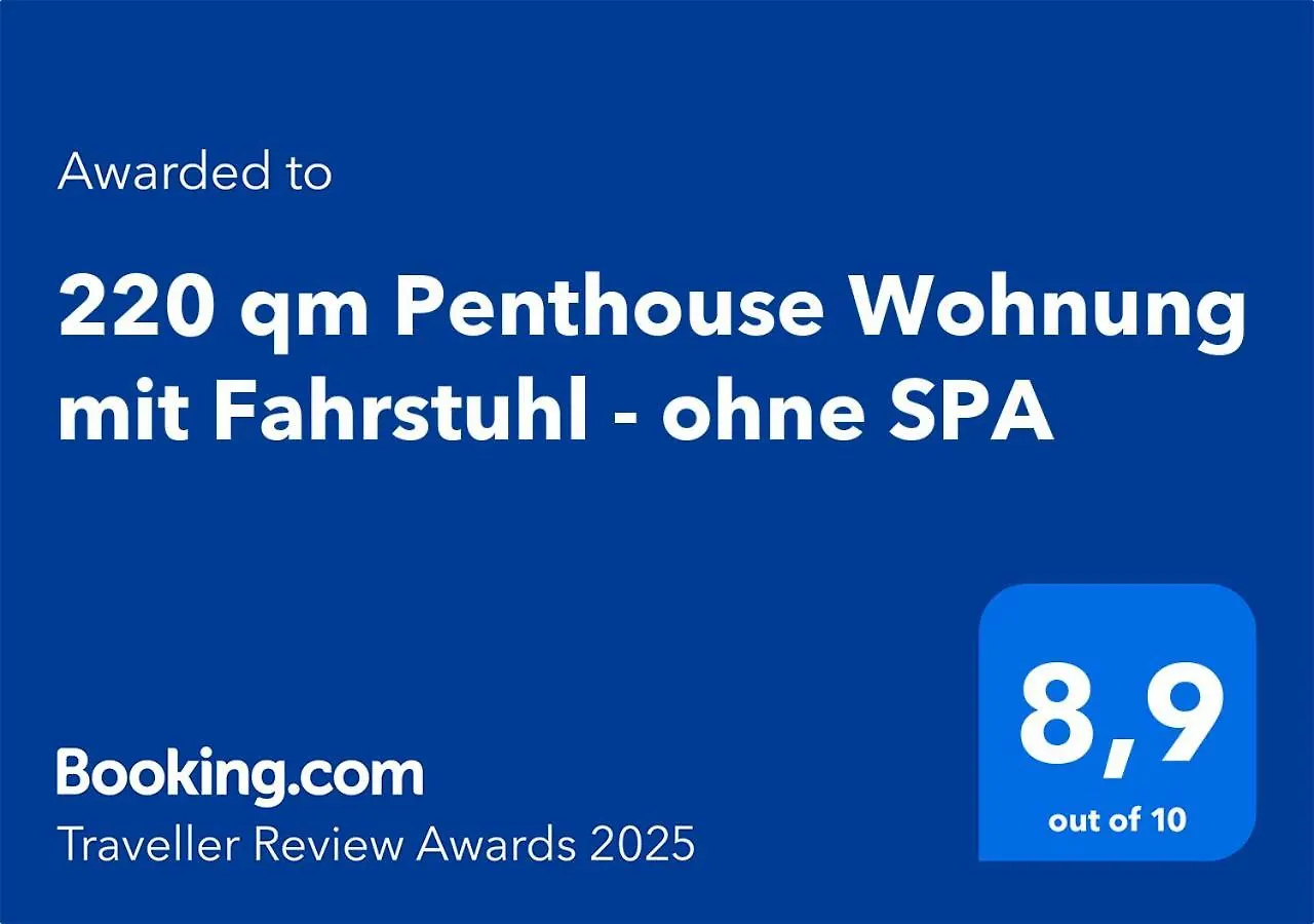 Apartment 220 Qm Penthouse Wohnung Mit Fahrstuhl - Ohne Spa City Airport City Airport Mannheim Deutschland
